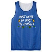 Reindeer Santa Claus Christmas Holiday Mesh Reversible Basketball Jersey Tank