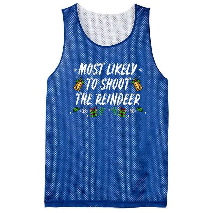 Reindeer Santa Claus Christmas Holiday Mesh Reversible Basketball Jersey Tank