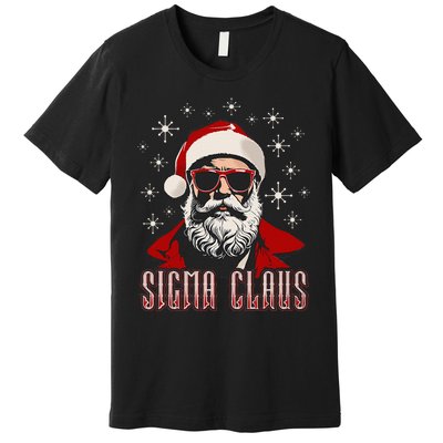 Retro Sigma Claus Distressed Gen Alpha Xmas Premium T-Shirt