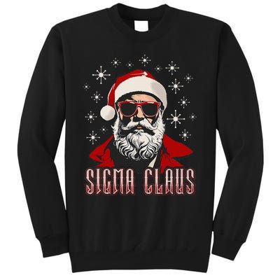 Retro Sigma Claus Distressed Gen Alpha Xmas Tall Sweatshirt