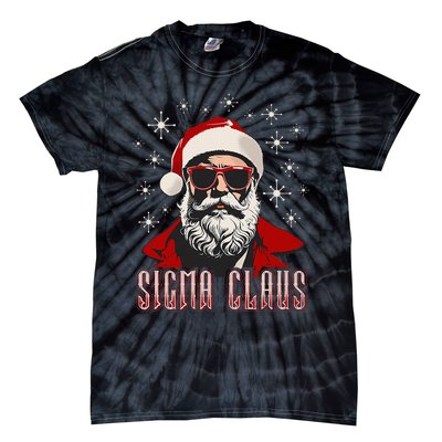 Retro Sigma Claus Distressed Gen Alpha Xmas Tie-Dye T-Shirt