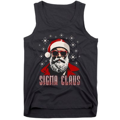 Retro Sigma Claus Distressed Gen Alpha Xmas Tank Top