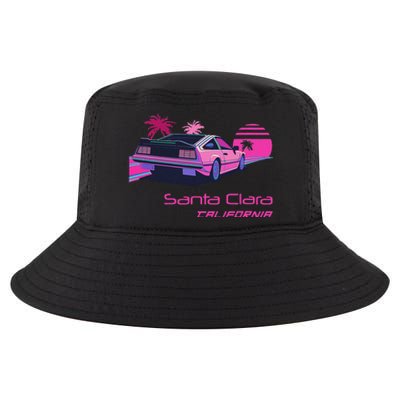 Retro Santa Clara California Cool Comfort Performance Bucket Hat