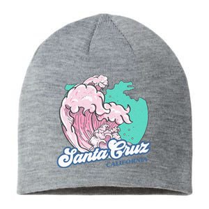 Retro Santa Cruz California Beach Surfing Sustainable Beanie