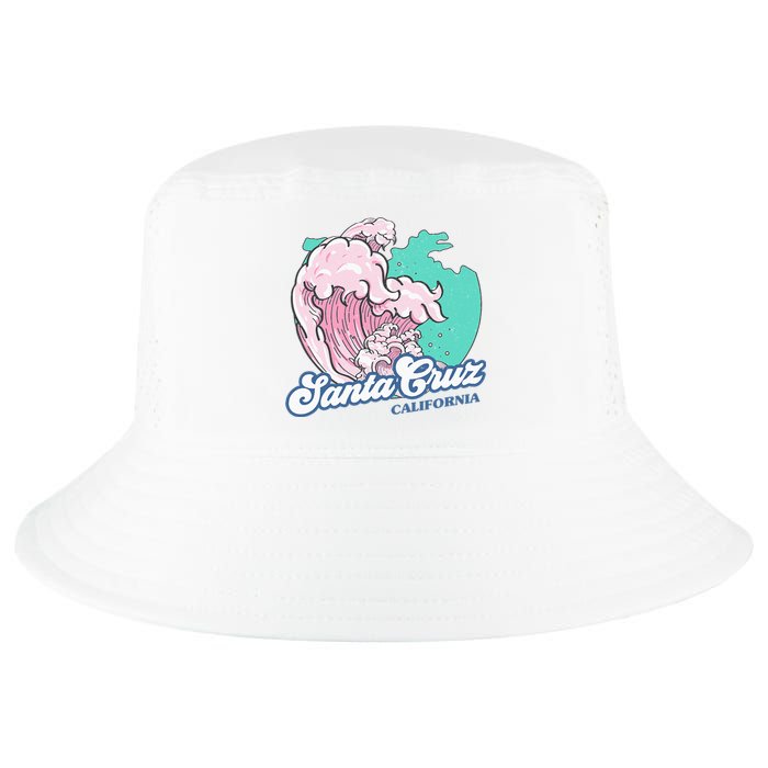 Retro Santa Cruz California Beach Surfing Cool Comfort Performance Bucket Hat