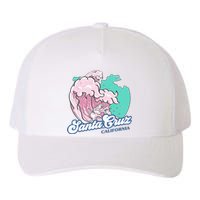 Retro Santa Cruz California Beach Surfing Yupoong Adult 5-Panel Trucker Hat