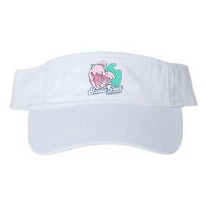 Retro Santa Cruz California Beach Surfing Valucap Bio-Washed Visor