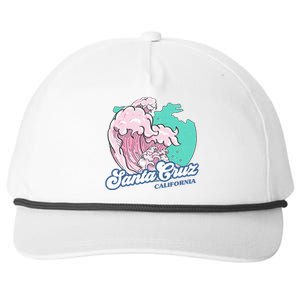 Retro Santa Cruz California Beach Surfing Snapback Five-Panel Rope Hat