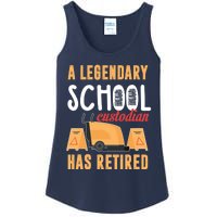 Retired School Custodian Gift School Custodian Retirement Ladies Essential Tank