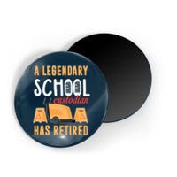 Retired School Custodian Gift School Custodian Retirement Magnet