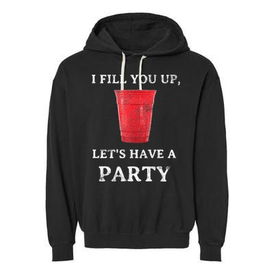 Red Solo Cup Summer Drinking Song Party Garment-Dyed Fleece Hoodie