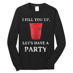 Red Solo Cup Summer Drinking Song Party Long Sleeve Shirt