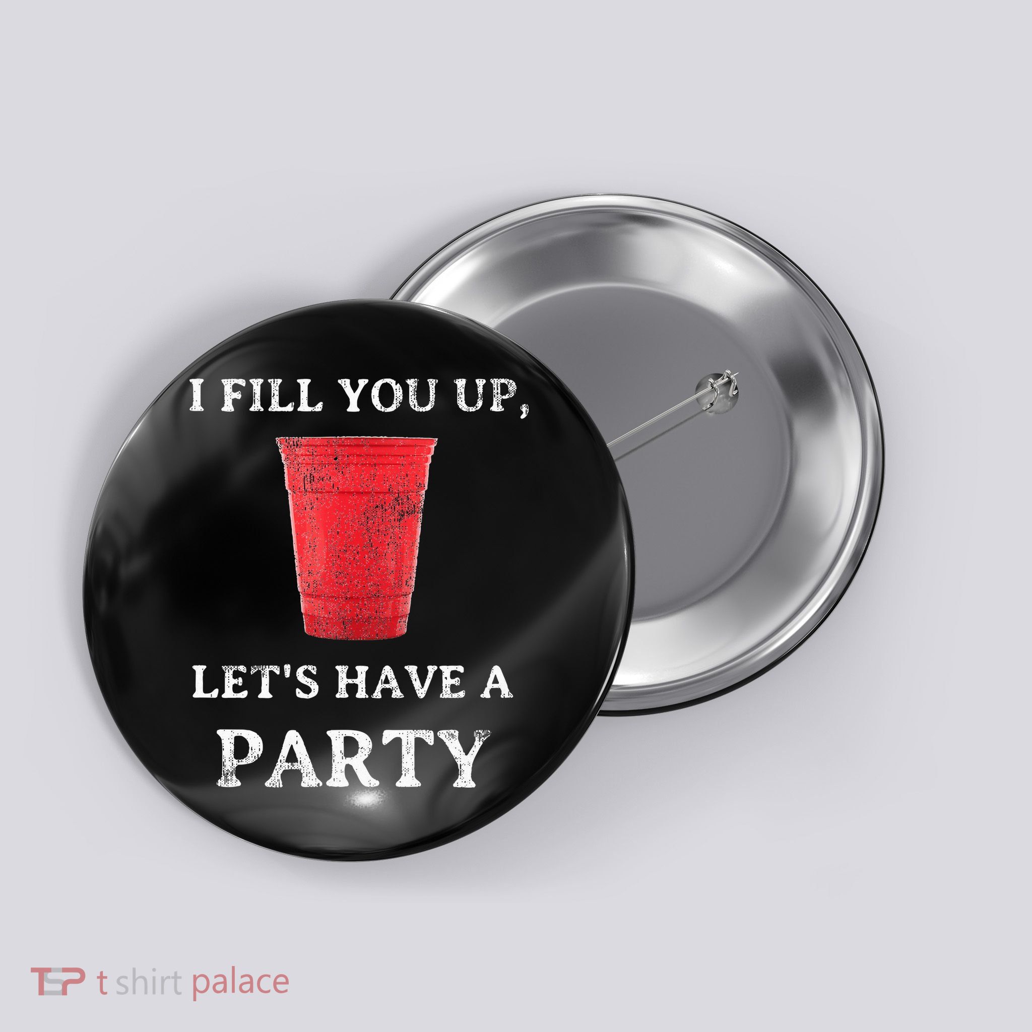 Red Solo Cup Summer Drinking Song Party Button