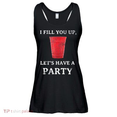 Red Solo Cup Summer Drinking Song Party Ladies Essential Flowy Tank