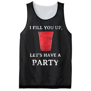 Red Solo Cup Summer Drinking Song Party Mesh Reversible Basketball Jersey Tank