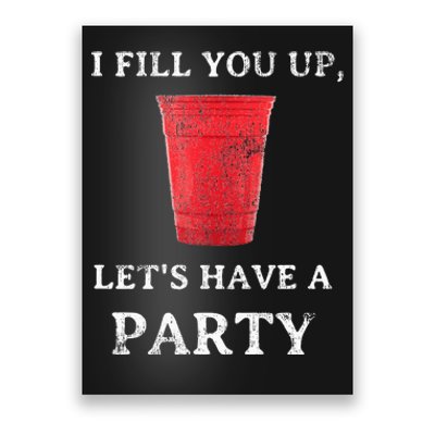 Red Solo Cup Summer Drinking Song Party Poster