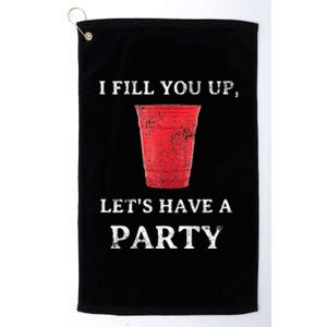 Red Solo Cup Summer Drinking Song Party Platinum Collection Golf Towel