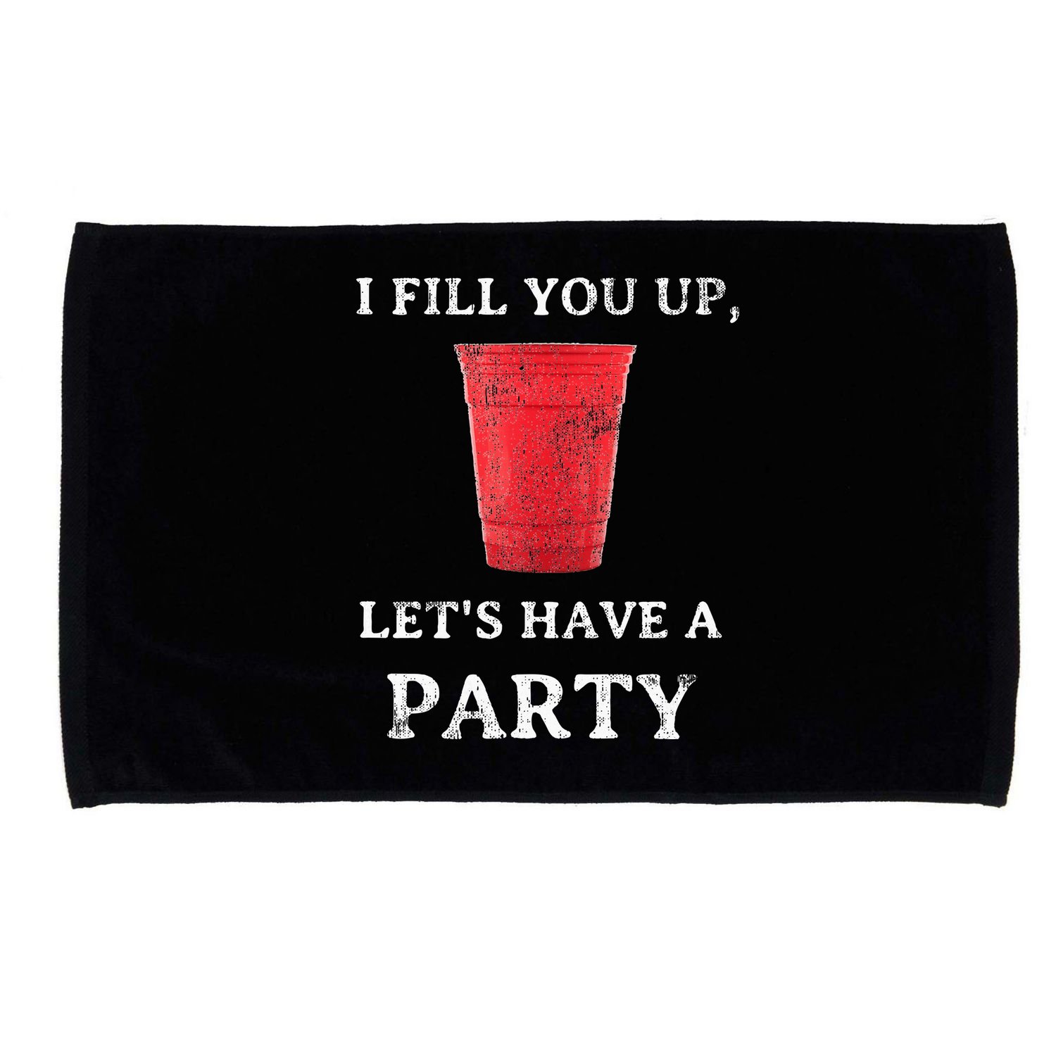 Red Solo Cup Summer Drinking Song Party Microfiber Hand Towel