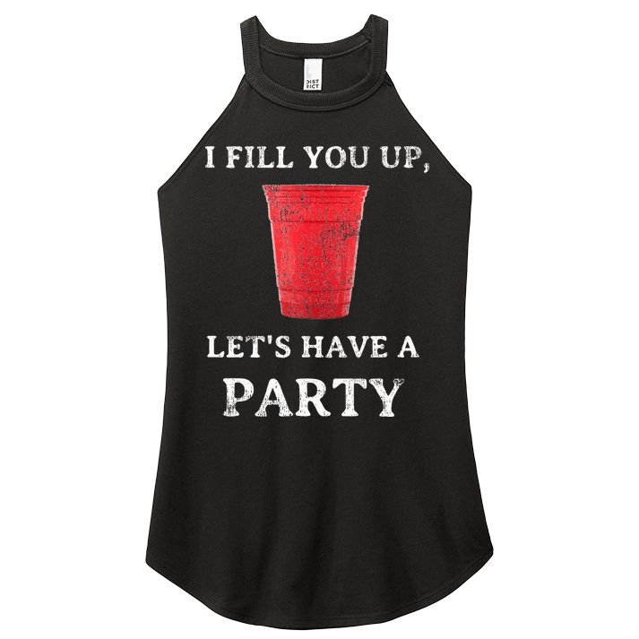 Red Solo Cup Summer Drinking Song Party Women's Perfect Tri Rocker Tank