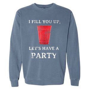 Red Solo Cup Summer Drinking Song Party Garment-Dyed Sweatshirt