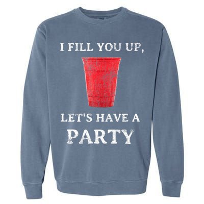 Red Solo Cup Summer Drinking Song Party Garment-Dyed Sweatshirt