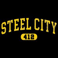 Retro Steel City Pittsburgh Pennsylvania 412 Area Code Yinz Cooling Performance Crew T-Shirt