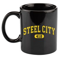 Retro Steel City Pittsburgh Pennsylvania 412 Area Code Yinz 11oz C Handle Ceramic Mug