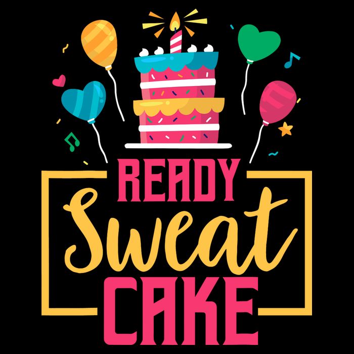 Ready Sweat Cake Wo Gym Fitness Workout Birthday Gift Bucket Hat