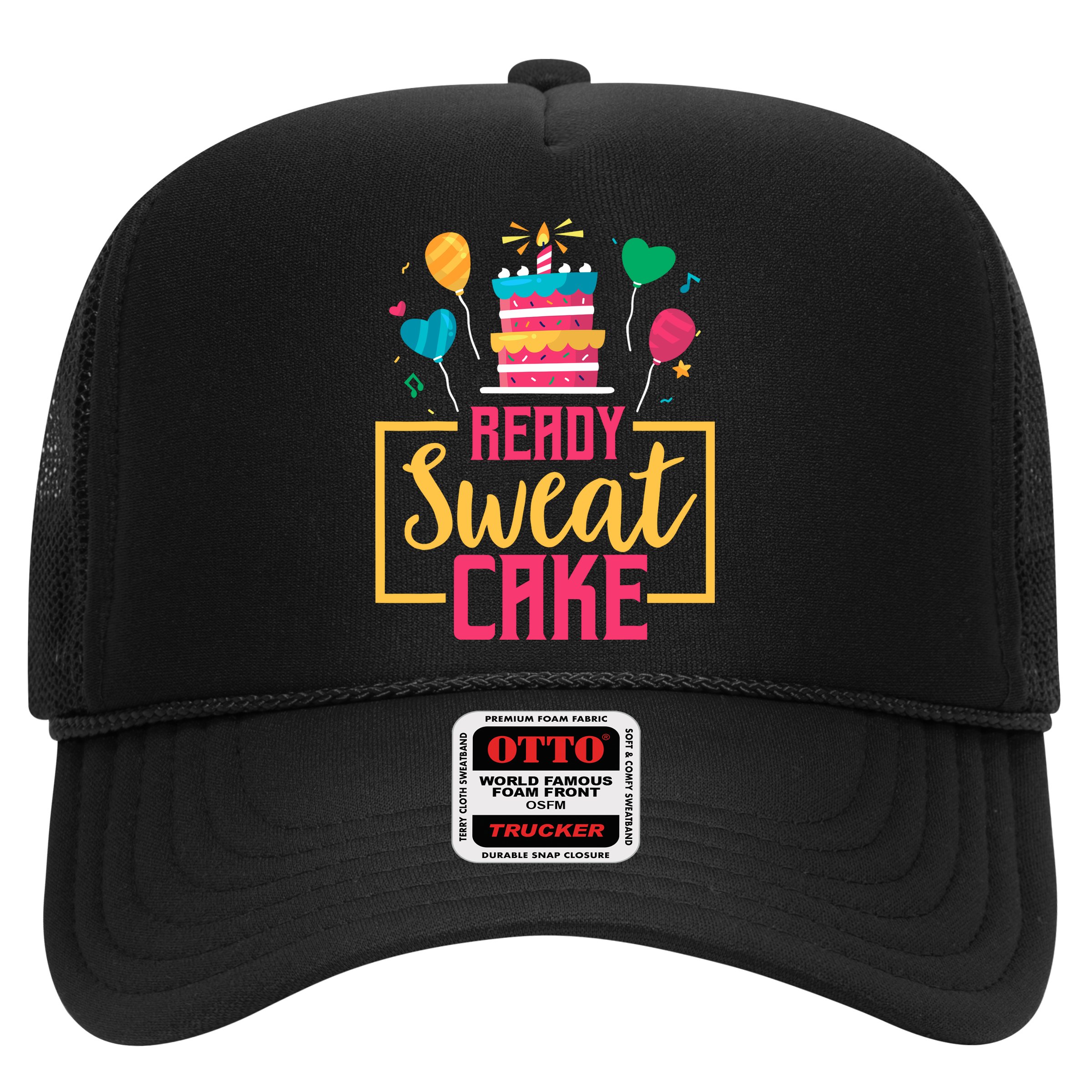 Ready Sweat Cake Wo Gym Fitness Workout Birthday Gift Hat