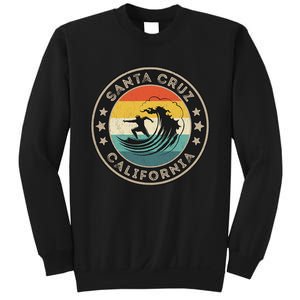 Retro Santa Cruz California Surfing Santa Cruz Sweatshirt