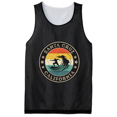 Retro Santa Cruz California Surfing Santa Cruz Mesh Reversible Basketball Jersey Tank