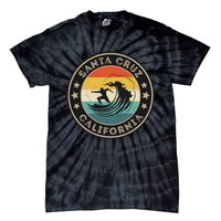 Retro Santa Cruz California Surfing Santa Cruz Tie-Dye T-Shirt