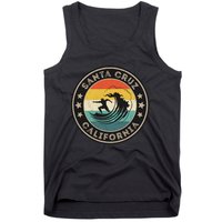 Retro Santa Cruz California Surfing Santa Cruz Tank Top