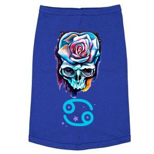 Rose Skull Cancer Zodiac Cool Gift Doggie Tank