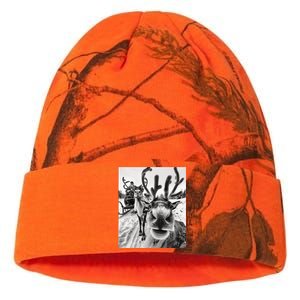 Reindeer Selfie Christmas Kati Licensed 12" Camo Beanie