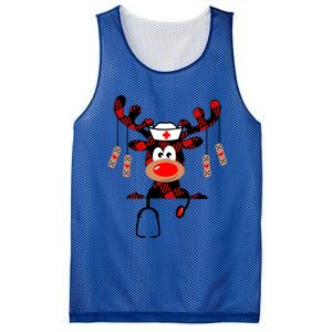 Reindeer Scrubs Christmas Scrub Top Rubber Gloves Nurses Gift Mesh Reversible Basketball Jersey Tank