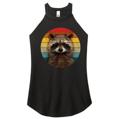 Raccoon Sunset Cute Baby Raccoon Women’s Perfect Tri Rocker Tank