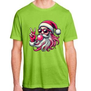 Retro Santa Christmas Blowing Bubble Pin.K Santa Xmas Funny Adult ChromaSoft Performance T-Shirt