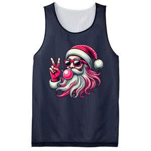 Retro Santa Christmas Blowing Bubble Pin.K Santa Xmas Funny Mesh Reversible Basketball Jersey Tank