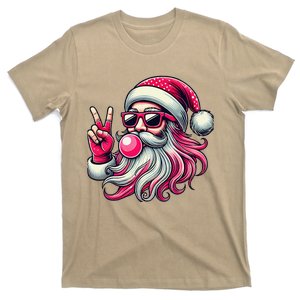 Retro Santa Christmas Blowing Bubble Pin.K Santa Xmas Funny T-Shirt