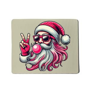 Retro Santa Christmas Blowing Bubble Pin.K Santa Xmas Funny Mousepad