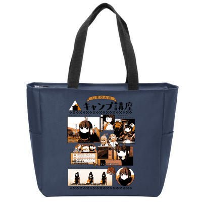 Rin Shima Camp Course Zip Tote Bag