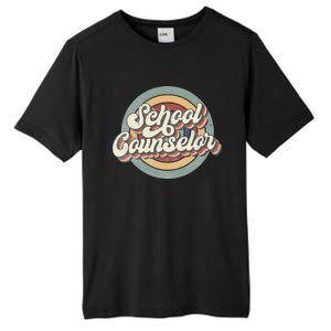 Retro School Counselor Back To School Teacher Squad Crew Tall Fusion ChromaSoft Performance T-Shirt