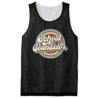 Retro School Counselor Back To School Teacher Squad Crew Mesh Reversible Basketball Jersey Tank