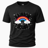 Rainbow Squad Cute Funny Cloud Sky Stars Cooling Performance Crew T-Shirt