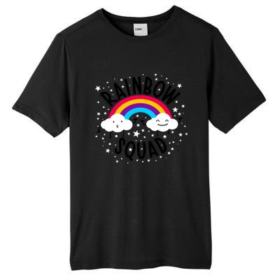 Rainbow Squad Cute Funny Cloud Sky Stars Tall Fusion ChromaSoft Performance T-Shirt