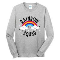 Rainbow Squad Cute Funny Cloud Sky Stars Tall Long Sleeve T-Shirt