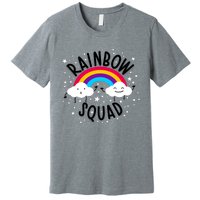 Rainbow Squad Cute Funny Cloud Sky Stars Premium T-Shirt