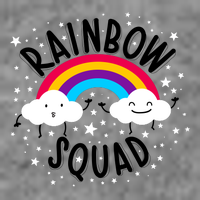 Rainbow Squad Cute Funny Cloud Sky Stars Premium T-Shirt