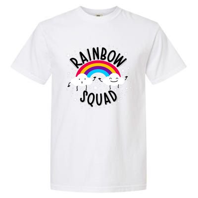 Rainbow Squad Cute Funny Cloud Sky Stars Garment-Dyed Heavyweight T-Shirt